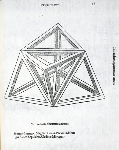 Tetraedron elevatum vacuum, Illustration aus 